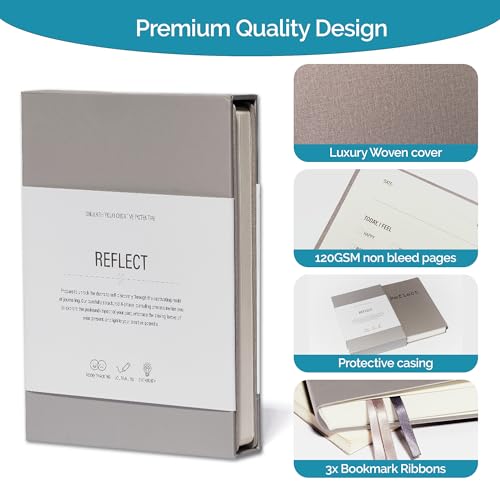 MindPanda Mindful Reflection Bundle - Luxury Guided Journal With Prompts accompanied by Mindfulness therapy Stress Balls