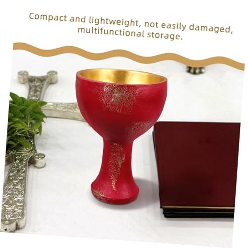 STOBAZA Altar Supplies Resin Altar Cup Holy Resin Cup Prop Desktop Decor Vessel