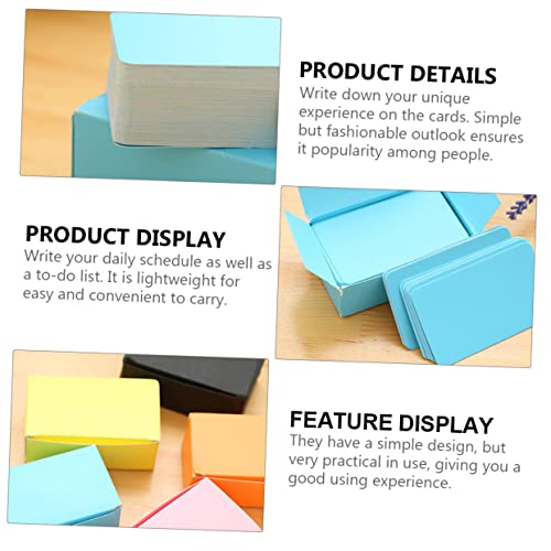 Angoily 360pcs Portable Word Cards for Travelers Students Office Workers of Erasable Memo Cards