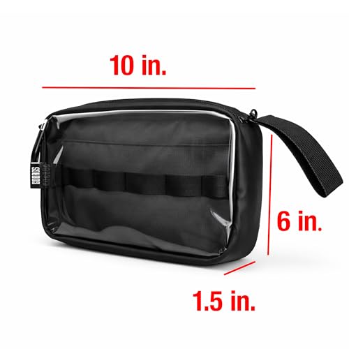 NEO Production Zipper Bags - Electronics & Camera Accessories Bag - Cable organizer, Gear Accessory Pouch, Travel Camera Essentials (Small, Black) - size: Small