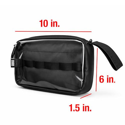NEO Production Zipper Bags - Electronics & Camera Accessories Bag - Cable organizer, Gear Accessory Pouch, Travel Camera Essentials (Small, Black) - size: Small