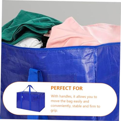 NOLITOY Blanket Storage Bag Bedding Organizer for Clothes Comforters and Travel Design Handles for and Storage