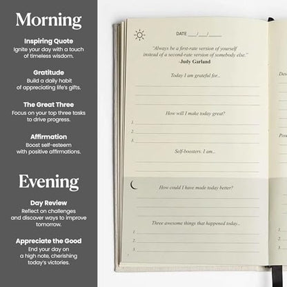 The Original Gratitude Journal 2026 - 5 Minute Gratitude Practice with Inspiring Quotes and Mindful Prompts for Affirmation, Reflection & Wellness - Daily Happiness Journal for Women & Men by Thankful Path