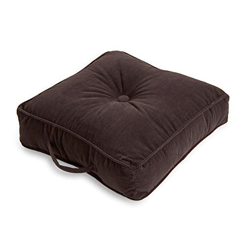 South Pine Porch Oakford 21-inch Square Floor Pillow, Charcoal - color: Charcoal