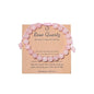 Pingyongchang Stress Relief Anxiety Yoga Bracelet,Mantra Bracelets for Women Natural Crystal Stone Healing Gifts Birthday Gifts for Jade Bracelet for Men - color: Rose Quartz