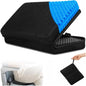 Gel Airplane Seat Cushion,Portable Travel Cushion for Long Sitting,Foldable seat Cushion for Airplane Seats, Office Chair, Camping, Bleachers, Flights, Commute