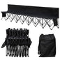 Yaheetech 6-seat/8-seat Portable Folding Sideline Bench with Back Rest and Carrying Bag for Team sports,Soccer,Camping,Parties,Outdoor Activities