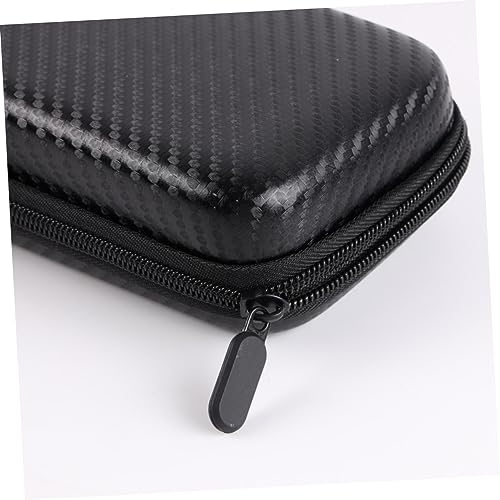 DOITOOL Portable Eva Storage Bag for Durable Shockproof Case with Classic Zipper Design Protective Pouch for Go Use Black