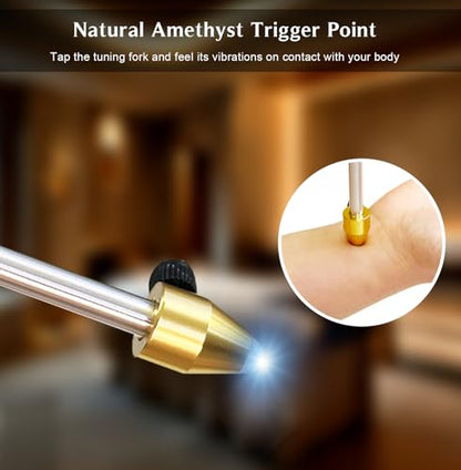 Tuning Forks for Healing Set – 128Hz, 136Hz, 256Hz, 384Hz. Body Tuning Forks Chakra Set, for Medical Sound Healing Therapy, Meditation, DNA Repair, Reiki Energy, Guitar Tune Fork - size: Health 4 set