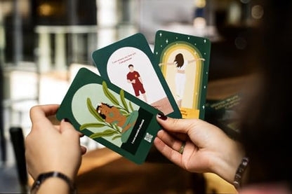 Mindfulness Bundle: Guided Premium Journal, 55 Positive Affirmations Card Deck, Daily Inspiration for Gratitude, Abundance, Clarity, Connection - size: bundle