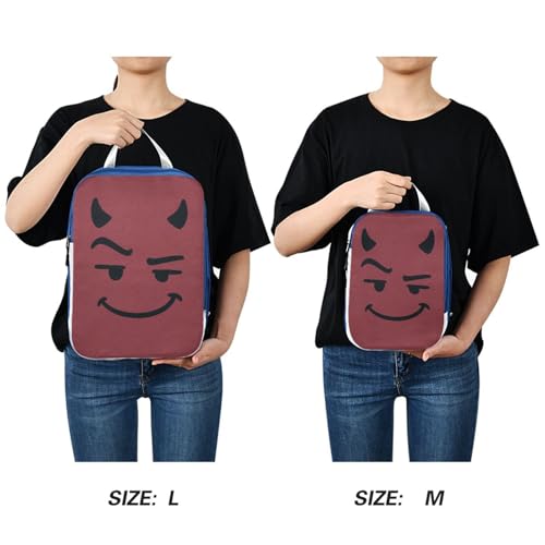 3 Piecing Packing Travel Bag Polyester Closet Storage Organizer, Mischievous Devil Look (3 Set) - color: Mischievous Devil Look