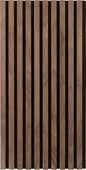 Fuji Boeki 40966 Wooden Sound Absorbing Wall Panel, Soundproofing, Width 15.9 x Depth 0.7 x Height 31.5 inches (40.5 x 1.8 x 80 cm), Medium Brown - color: Medium Brown