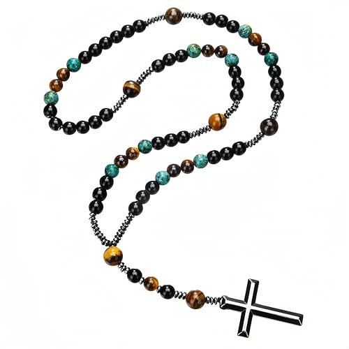 108 8mm Wooden Mala Necklace Bracelet for Men and Women, Prayer Meditation Buddhist or Wear Jewelry, for Gifts for Yourself or Friends and Family. - color: Beads Necklace #1