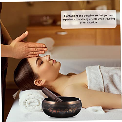 1set Nepal Bowl Meditation Meditation Bowl Sound Rod for Deep Relaxation