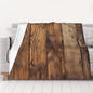 Wood Grain 1 Prints Throw Blanket (320g Flannel) Anti-Pilling Warm Fuzzy Blankets for Bed Sofa Couch Travel 40x30 Inch - color: Wood Grain 1, size: 40x30 Inch