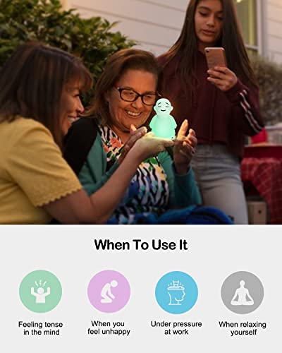 Calm Your Mind for Stress & Anxiety Relief Night Light for Mindfulness - Guided Visual Meditation Tool for Women Men- Relaxing Self Care for Adults Kids - size: 1 Count (Pack of 1)