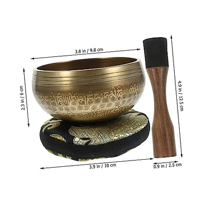 Handmade Meditation Buddha Singing Bowl Yoga Meditation Bowl Decor Relaxing