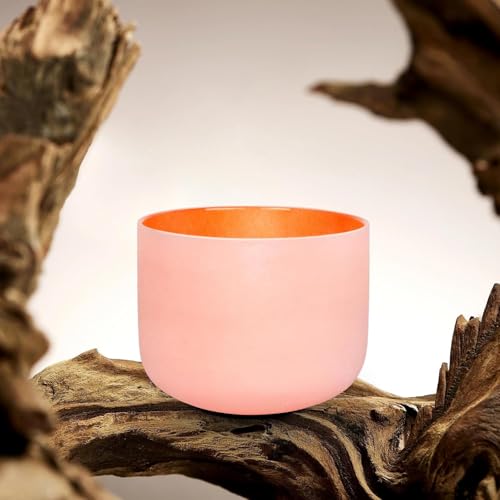 Set of 7 6-12 inch Color Tuned 432hz Quartz Crystal Singing Bowls with Heavy Duty Carrying Cases and Singing Bowl Mallets Multi - color: Set of 7, Colour