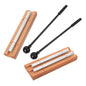 2Sets Meditation Chimes Wooden Hand Chimes with Mallet for Mindfulness and Yoga Practice Durable and Wood Construction for Resonating Echo and Beautiful Tones