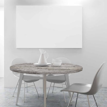 Planks Round Table Cloth Old Wooden Fence Elastic Edged Table Cover Fade and Stain Resistant Table Cloths Easy to Clean Fits Tables 40-44" Diameter - color: Planks