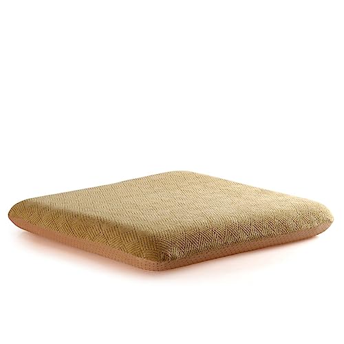 Sigmat Recliner Cushion for Elderly with Memory Foam 20x20x3 Inches Large Square Seat Cushion for Recliner Chair, Floor Pillow, Truck Seat Cushion Camel - color: Camel, size: 20x20x3 In
