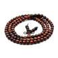 Zen Dear Unisex Natural Rosewood Prayer Beads Buddha Buddhist Prayer Meditation Mala Necklace Bracelet - style: 6mm 108 beads