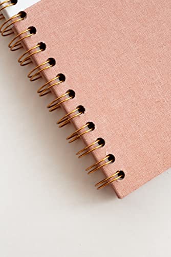 A Self-Love Journal: 52 Weeks of Affirmation (Heathered Pink, Linen/Leatherette) | Self-Care Journal | Stress Relief Journal | Wellness Journal for Women - color: Heathered Pink