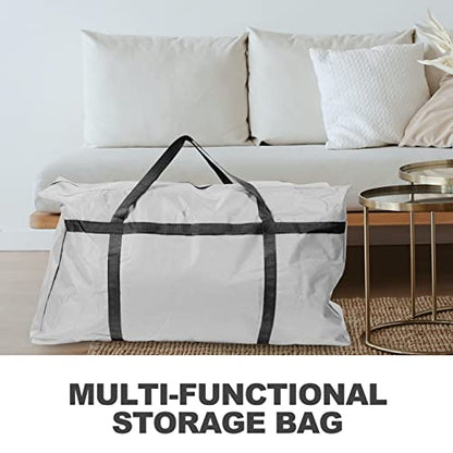 Large Capacity Storage Bag for Moving Oxford Cloth Packing Bag Handles for Quilts and Clothes Organization Extra Large Travel