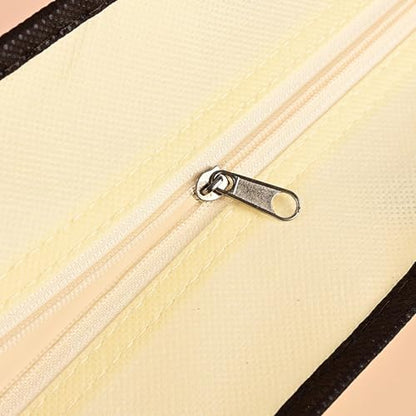 Handbag Dust Bag Purse Protector Beige Multifunctional Storage Organizer for Towels Bed Sheets Pillow Gloves Pillowcase- 40x30x10cm