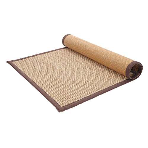BESTOYARD 2pcs Japanese Style Meditation Cushion Woven Sitting Pad Zen Floor Mat Home