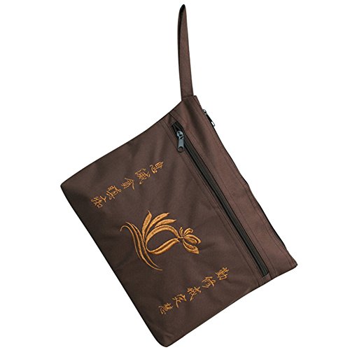 Buddhist Monk Bag for Haiqing Robes Buddhism Lay Monk Embroidery Handbag