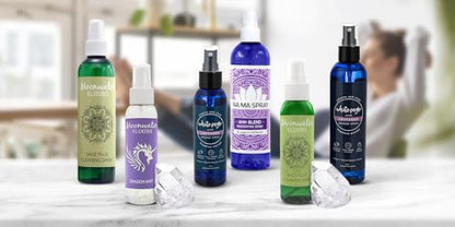Reiki-Charged White Sage Mist for Aura Renewal & Energy Purification, Crystal-Infused Room Aromatherapy Spray with Clear Quartz for Meditation, Relaxation, Spiritual Balance & Home Harmony – 8oz - size: 8 Fl Oz (Pack of 1)
