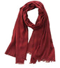 Women's Cotton Scarves Lady Light Soft Fashion Solid Scarf Wrap Shawl - color: Jujube Red