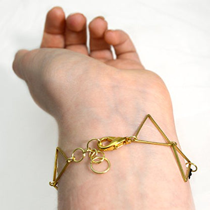 Black and Gold Minimalist Bracelet