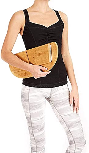 Bamboo Ergonomic Folding Meditation Stool Seiza Bench Ideal for Vipassana and Transcendental Meditation