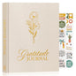 Lanpn Daily Gratitude Journal for Woman Men, 4 Month Affirmation & Mindfulness Planner, 7.8"x9.2" The 5 Minute Grateful Diary, Guided Reflection with Positivity Prompts Undated Notebook, Beige