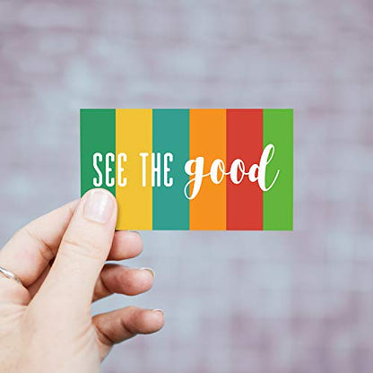 Unity Mini Note Cards / 50 Peace And Kindness Cards / 25 United Designs / 2" x 3.5" Inspirational Flat Mini Business Card Sized Notes/Made In The USA - color: Unity