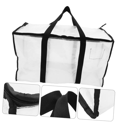 Happyyami Extra Large Storage Bag for Relocation Heavy Duty Waterproof Portable Storage Solution for Bedding and Sundries for Travel and Organizing