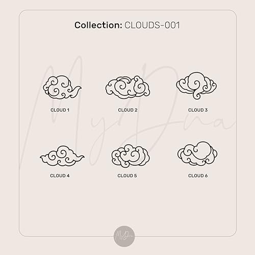 Clouds Zen Ring - 14k Gold Cloud Jewelry - Hexagon Design - Meditation Piece