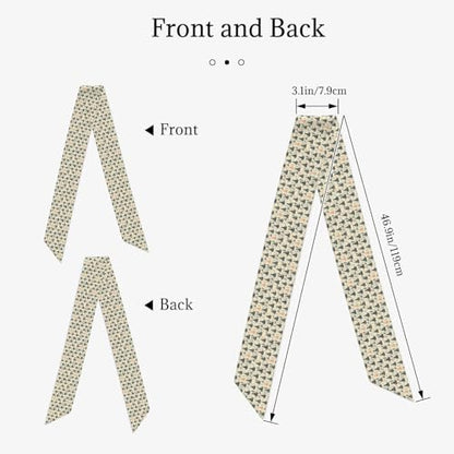 Yoga Meditation (7) Print Women'S Scarf For Handbags Scarves Headscarf Fall Gift