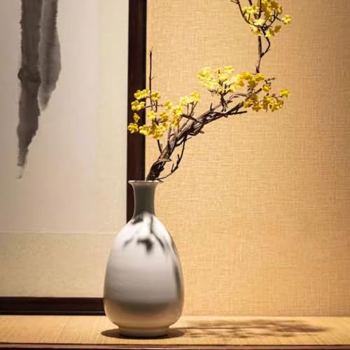 Dining Table Decor Modern Simple Zen Ceramic Vase Living Room Bedroom Entrance Table Decoration Ornaments Kitchen Decor