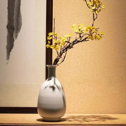 Dining Table Decor Modern Simple Zen Ceramic Vase Living Room Bedroom Entrance Table Decoration Ornaments Kitchen Decor