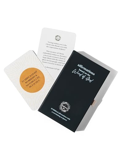Christian Affirmation Cards for Women, 52 Affirmation Cards Based on the Word of God