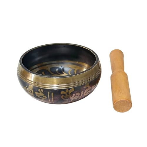3.35" Singing Bowl Set Authentic, Sound Bowl hand Hammered Ideal for Yoga, Wellness Spaces & Relaxation