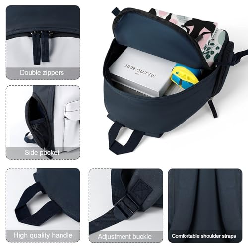 Meditation Yoga Nature Mini Travel Backpack Casual Daypacks Small Shoulder Bag for Shopping - color: Blue-style