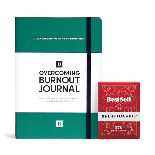 BestSelf Relationship Deck and Overcoming Burnout Journal - Create Real Relationship Conversations and a 4-Week Guided Journal to Address and Prevent Burnout