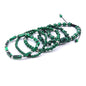 5Pcs Healing Crystal Bracelet for Women Men, Handmade Adjustable Gemstone Bracelets Beaded Reiki Energ Bracelet Set Jewelry Gifts for Women Men - color: Malachite