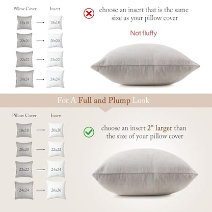 puredown® Lumbar Pillow Inserts 12 x 20 (Pack of 2, White), Filled with Feather and Down, Decorative Pillows for Couch, Home Decor - size: 12x20 Inch