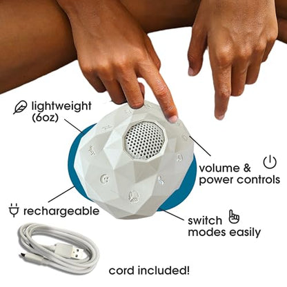 Zenimal Teen and Adult Meditation Audio Player - Patented Screen-Free Mindfulness Device with 9 Audio Meditations and 60 Minutes of Soothing Sounds and Music, Jade Sandstone