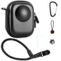 Carrying Case Compatible with DJI Osmo 360, Hard Shell EVA Storage Bag with 9H Tempered Glass Screen Protector, Wrist Strap, Carabiner and Quick Release Buckle, Portable Travel Accessories Kit
